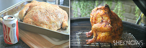 Beer can chicken