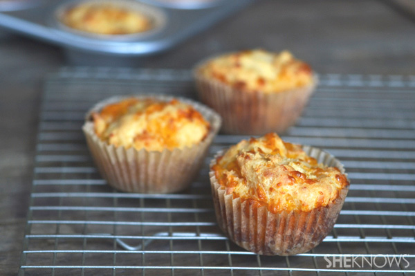 Gluten-free sour cream cheddar cheese muffins