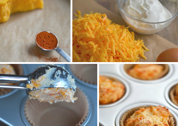Gluten-free sour cream cheddar cheese muffins recipe