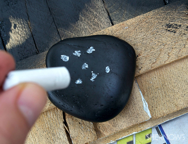 How to make a chalkboard rock game kit