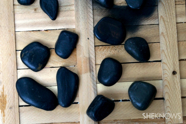 How to make a chalkboard rock game kit