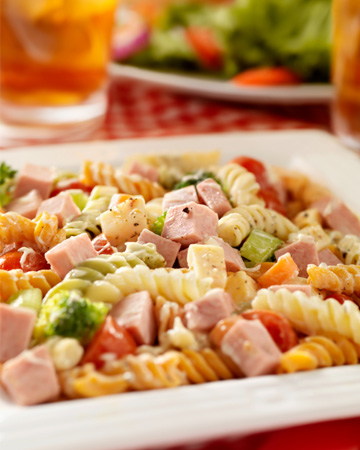 Pasta salad for picnic