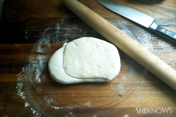 Fresh pizza dough