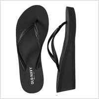 Wedge flip flops