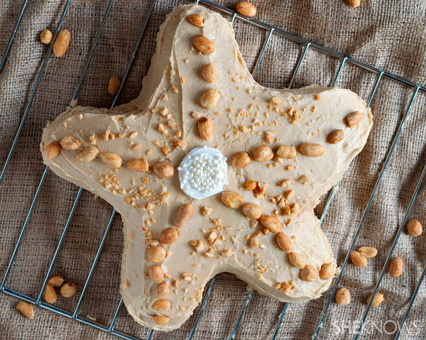 Peanut butter starfish cake