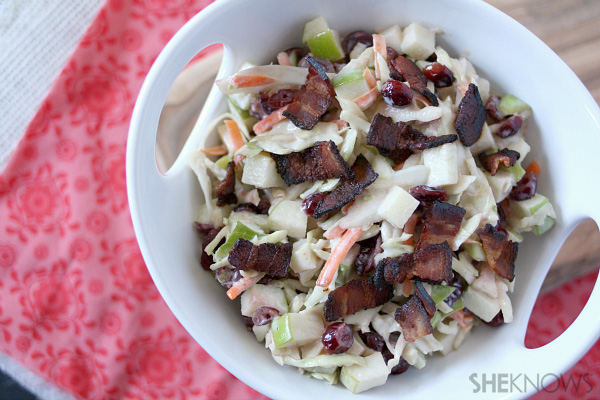 Sweet slaw with bacon recipe