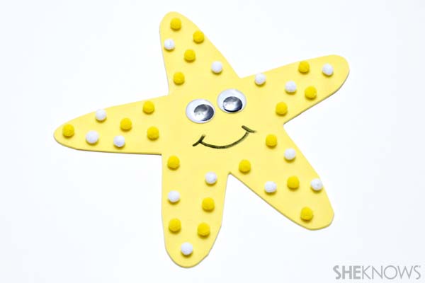 Starfish craft - Ocean crafts for kids