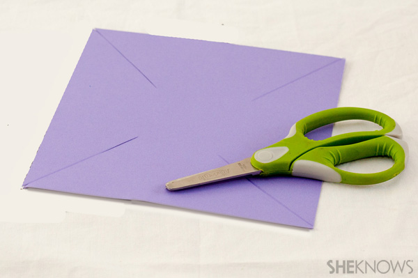 Pinwheel craft slits