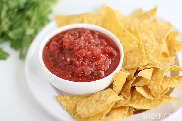 5-minute Canned Tomato Salsa