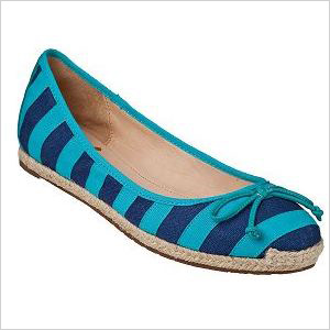 Striped flats