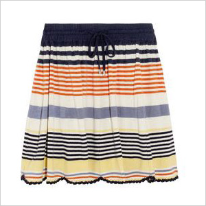 Striped skirt