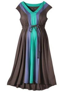 Liz Lange (for Target Maternity) High/Low Hem Colorblock Knit Dress