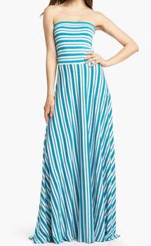 Felicity & Coco's Strapless Stripe Maxi