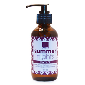 LATHER Limited Edition Summer Body Oil in Summer Nights