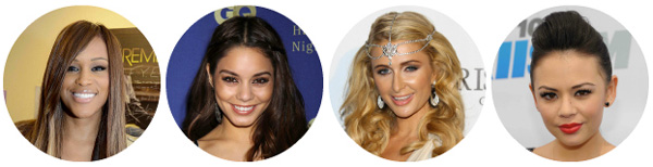 Eve, Vanessa Hudgens, Paris Hilton, Janel Parrish