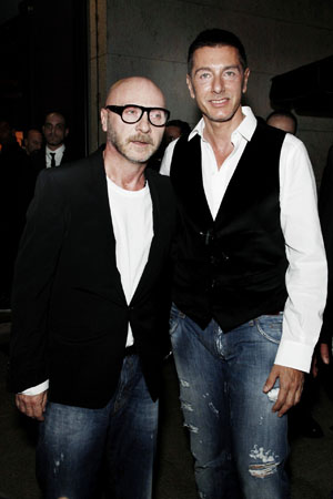 Domenico Dolce and Stefano Gabbana