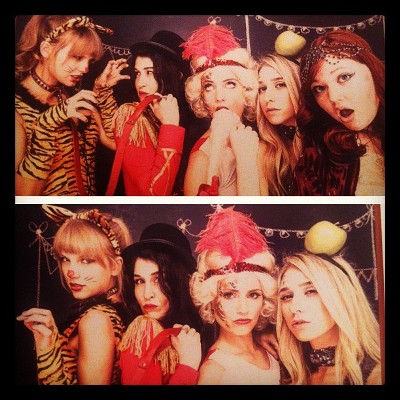 Taylor Swift and friends selfie