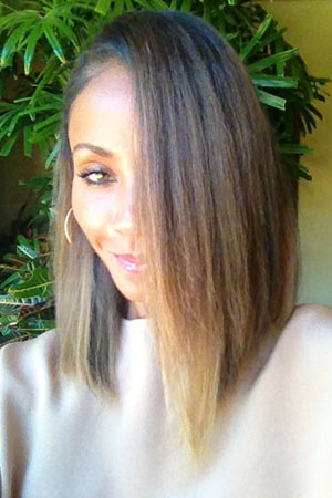 Jada Pinkett Smith ombre hairstyle