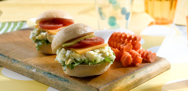 Egg salad sliders