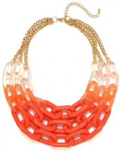 Ombre chain necklace