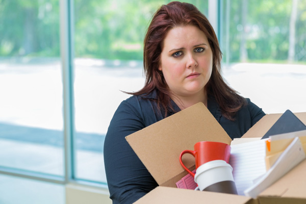 Woman that was laid off from work