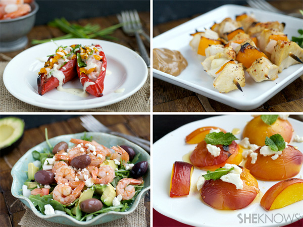 4 grilled pool party entrees for under 150 calories