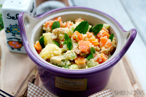 Chicken potato salad