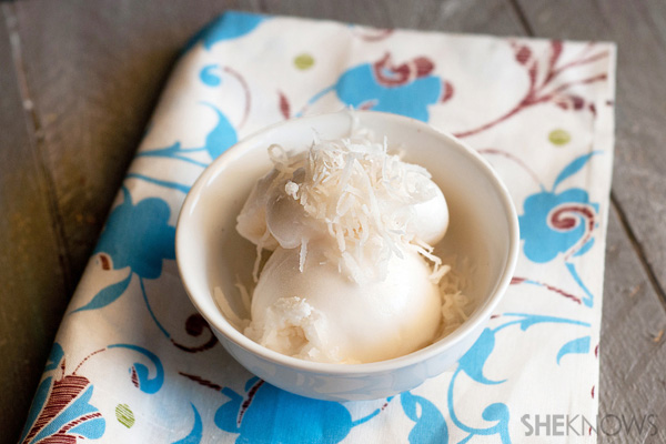 Banana coconut twist sorbet recipe