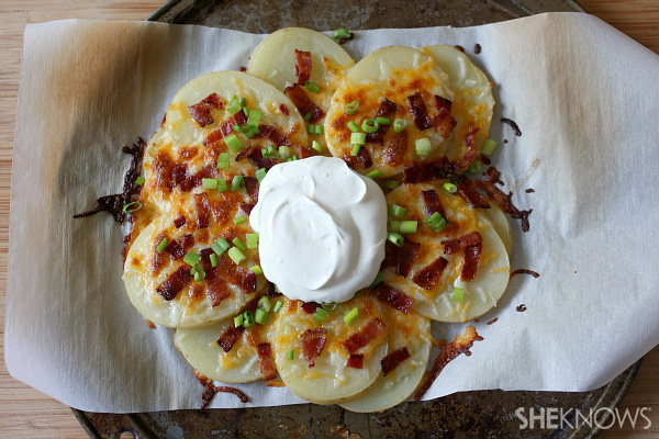 Loaded baked potato rounds