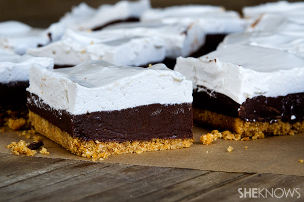 Gluten Free S'mores Fudge Bars