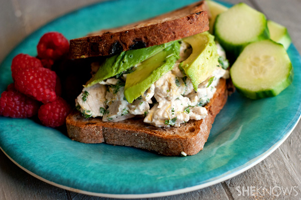 Lemon cashew chicken salad