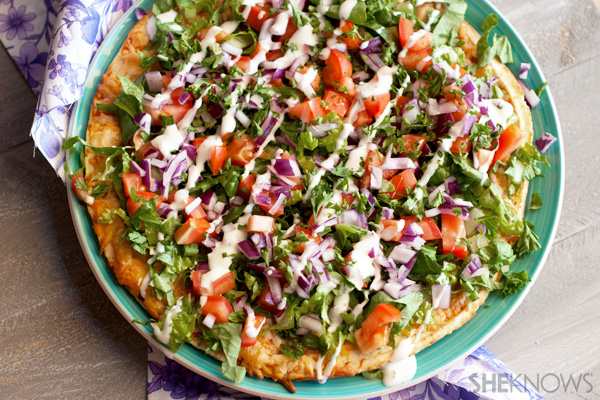 Easy gluten free summer veggie pizza