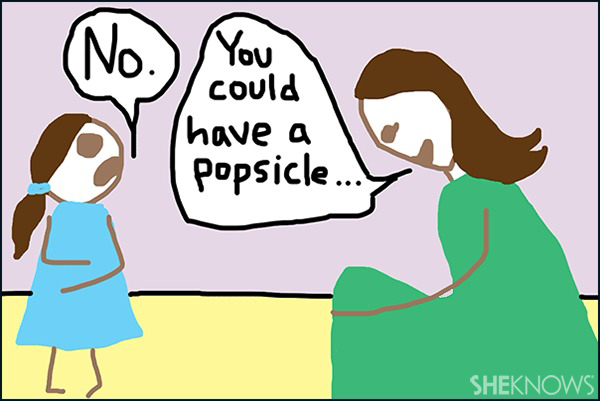 Crappy Pictures - Popsicles make good bribes