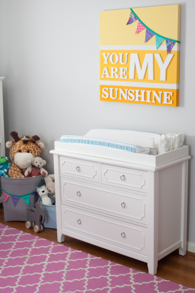 Nursery craft project:Sunshine wall art
