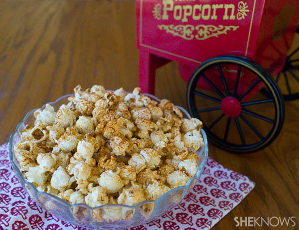 Smoky bacon popcorn