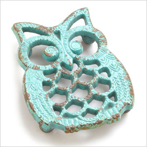 Cute owl trivet