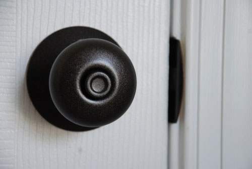 Painted doorknob