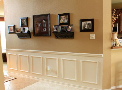 Fake wainscoting