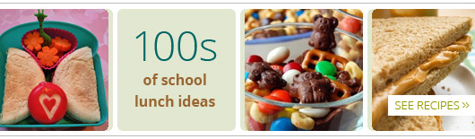 100s of school lunch ideas.