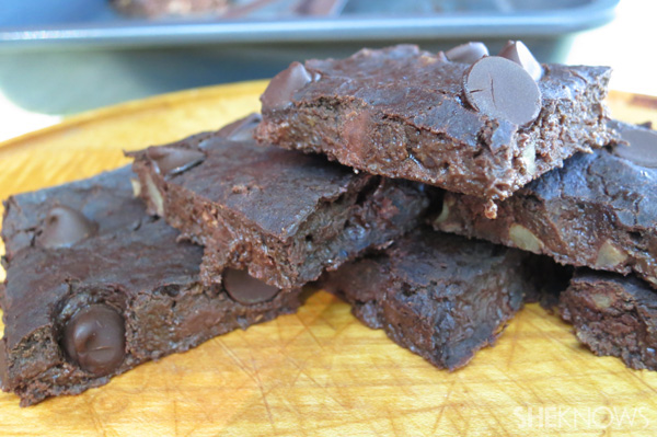 Black bean chocolate brownies