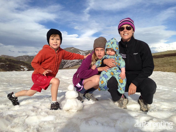 Family at Independence Pass