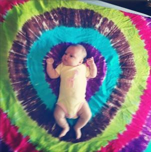 Holly Madison's baby girl Rainbow