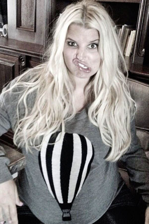 jessica Simpson's butt