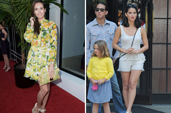 Louise Roe and Olivia Munn in ShoeDazzle