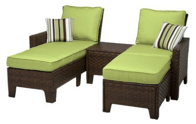 wicker lounge set