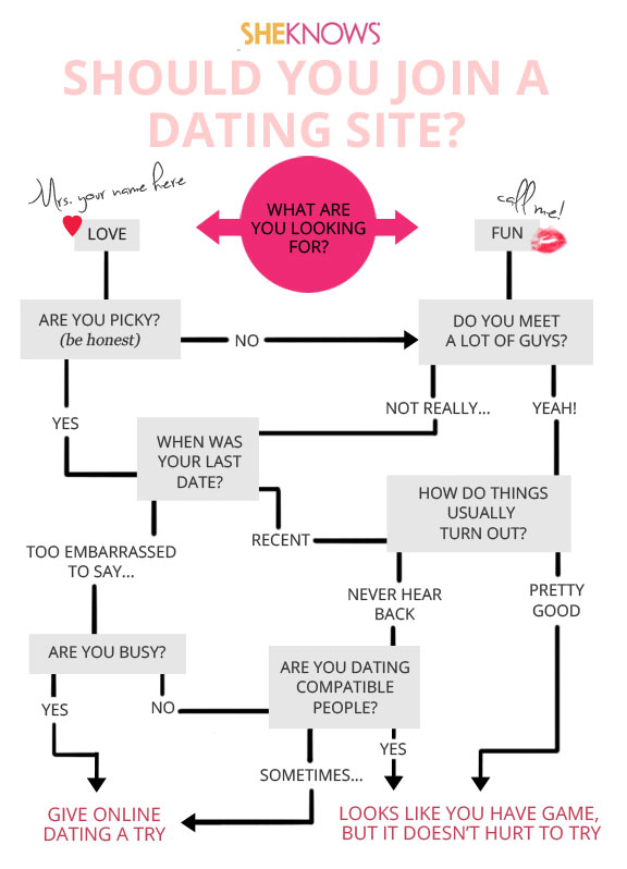 Infographic Should You Try Online Dating