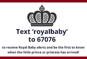 Royal Baby text