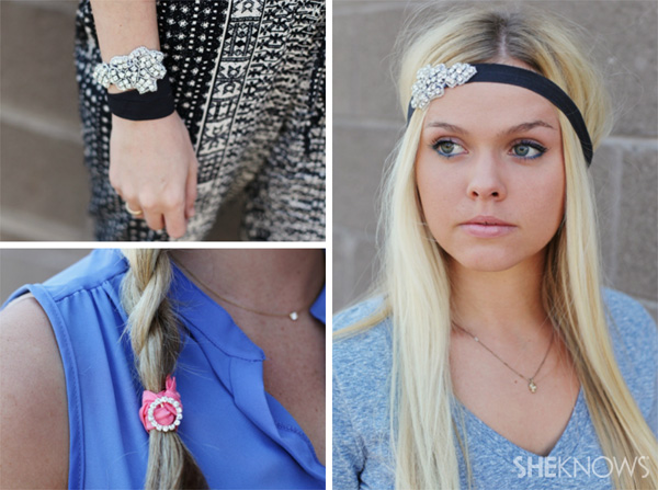 Ponytail holders that you can use as bracelets | SheKnows.com
