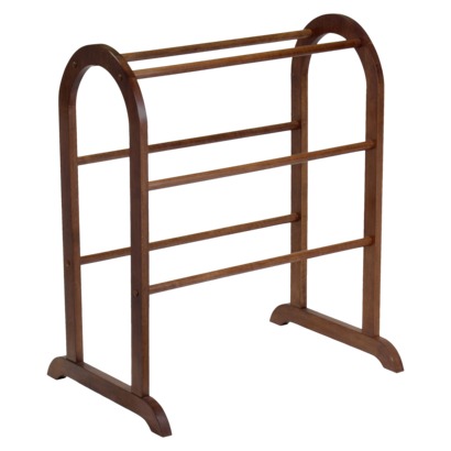 walnut quilt rack