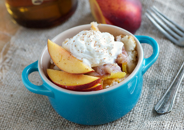 Rum soaked nectarine cobbler | SheKnows.com